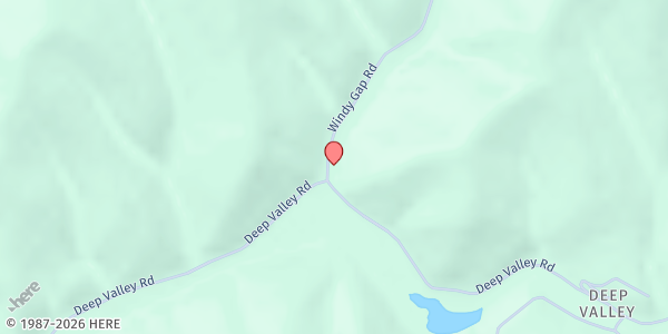 Map showing Springhill-Freeport Pantry at 268 Windy Gap Rd., Aleppo, PA