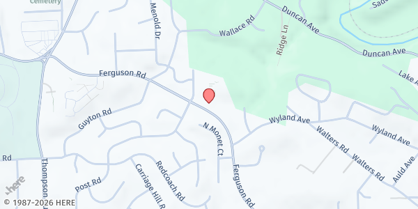 Map showing North Hills Community Outreach - Allison Park at 1975 Ferguson Rd., Allison Park, PA