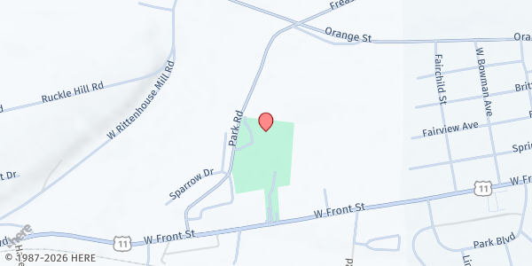 Map showing CSO Mobile - Ber Vaughn Park at 6084 Park Rd, Berwick, PA