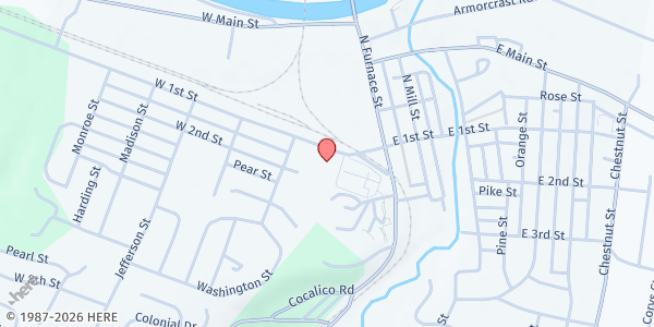 Map showing St. Mark's Lutheran Church at 5 Brooke Manor, Birdsboro, PA