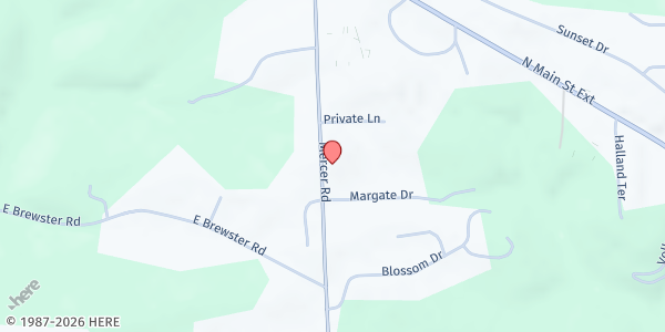 Map showing Family Life Ministries Food Pantry at 932 Mercer Rd., Butler, PA