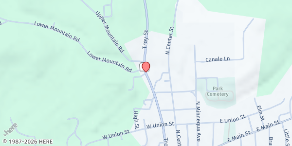 Map showing Calvary Alliance Chapel at 12676 ROUTE 14, Canton, PA
