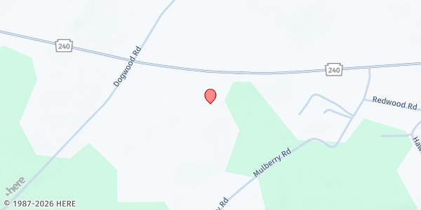 Map showing Morning Star Ministries Lighthouse Church at 4886 PA-240, Cherry Tree, PA