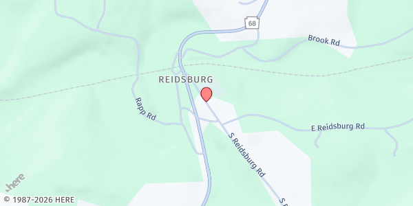 Map showing Zion Baptist Church Jesus Pantry at 114 Zion Rd., Clarion, PA