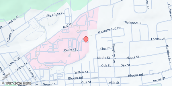 Map showing Ronald McDonald House Charities - Danville at 24 Trembulak Way, Danville, PA