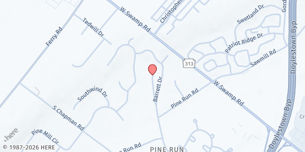 Map showing Bucks County Housing Group Doylestown at 470 Old Dublin Pike, Doylestown, PA