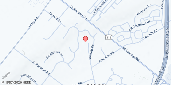 Map showing Bucks County Housing Group Doylestown Food Pantry at 470 Old Dublin Pike, Doylestown, PA