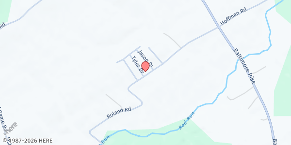 Map showing Country View Mobile Home Park at 151 Roland Rd, East Berlin, PA
