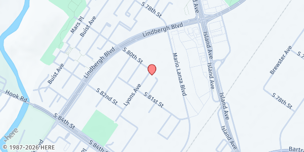 Map showing Gift of God Resources - Eastwick at 8000 Lyons Avenue, Eastwick, PA