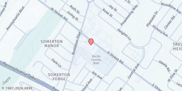 Map showing Little Free Pantry Feasterville at 65 E Street Rd, Feasterville-Trevose, PA