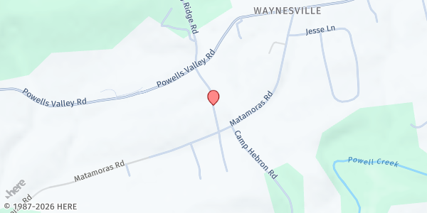 Map showing Isaiah 61 Ministries at 36 Jacobs Church Rd., Halifax, PA