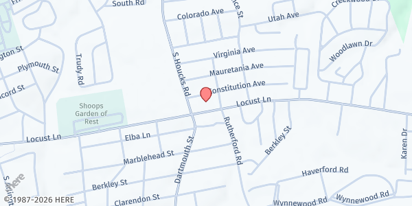 Map showing Cupboard at Calvary at 4700 Locust Ln., Harrisburg, PA