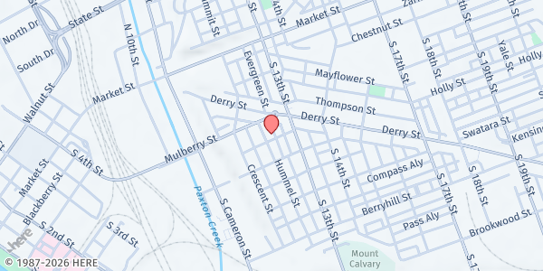 Map showing Hummel Street - Brethren Ministries at 219 Hummel St, Harrisburg, PA