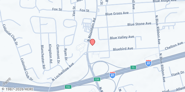 Map showing Linglestown American Legion Post 272 at 505 N Mountain Rd, Harrisburg, PA