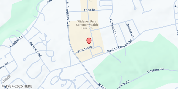 Map showing RCCG Living Spring - Manna Food Bank at 3600 Vartan Way, Harrisburg, PA