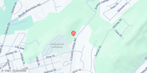 Map showing American Rescue Workers at 811 Scotch Valley Rd, Hollidaysburg, PA