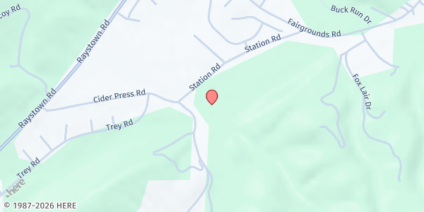 Map showing Oasis Of Love - Huntingdon at 10991 Station Rd, Huntingdon, PA