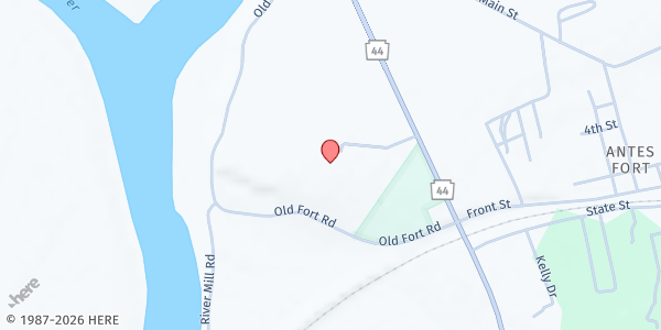 Map showing Crossroads Child Learning Center at 1454 S PA-44, Jersey Shore, PA