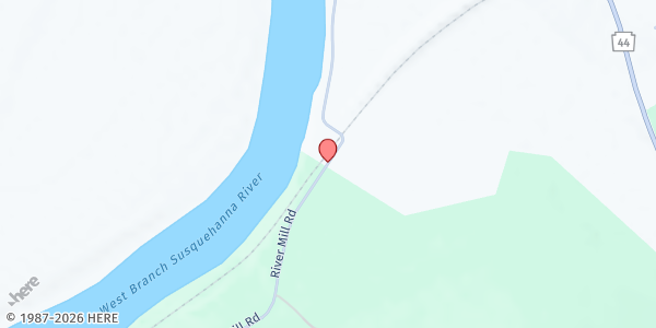 Map showing The Salvation Army - Jersey Shore at 527 RIVER MILL ROAD, Jersey Shore, PA