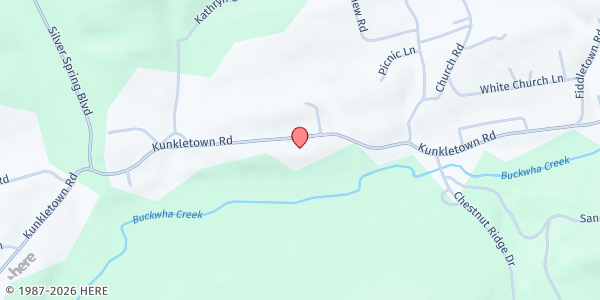 Map showing West End Food Pantry at 516 Kunkletown Road, Kunkletown, PA