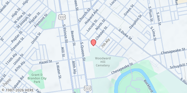 Map showing Bethel - Jean Polite Food Pantry at 512 EAST STRAWBERRY STREET, Lancaster, PA