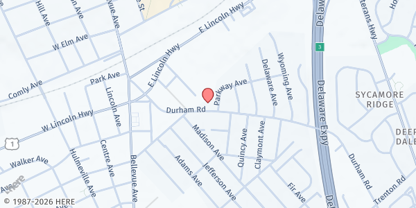 Map showing Bucks County Housing Group Penndel at 349 Durham Road, Langhorne, PA