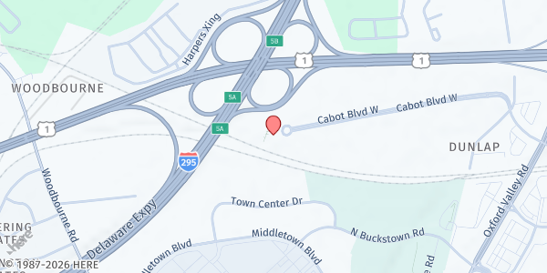 Map showing Cares Cupboard at 2005 Cabot Boulevard West, Langhorne, PA