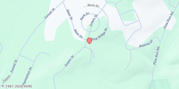 Map showing LIGHTHOUSE BAPTIST at 1349 Green Street, Lehighton, PA