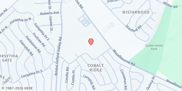 Map showing Emergency Relief Association (ERA) Food Pantry at 1700 Woodbourne Rd, Levittown, PA