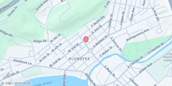 Map showing Community Partnerships (RC&D) - Lewistown at 23 N Main St, Lewistown, PA