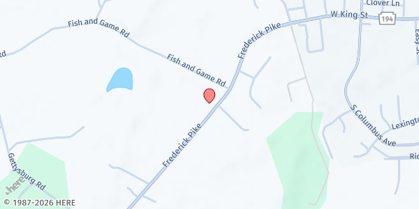 Map showing New Hope Ministries - Littlestown at 1113 Frederick Pike, Littlestown, PA