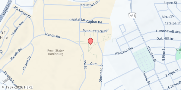 Map showing We Care Food Pantry at 777 W Harrisburg Pike, Middletown, PA