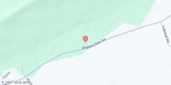 Map showing Millersburg Assembly of God at 2261 Shippen Dam Rd., Millersburg, PA