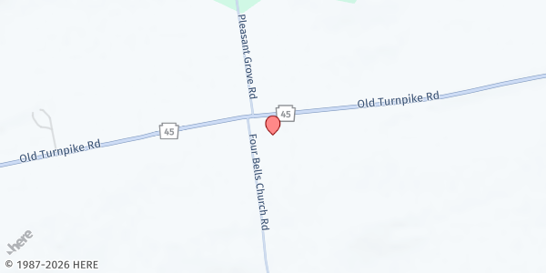 Map showing Christ's United Lutheran Church - Hope's Haven Food Pantry at 13765 Old Turnpike Rd., Millmont, PA