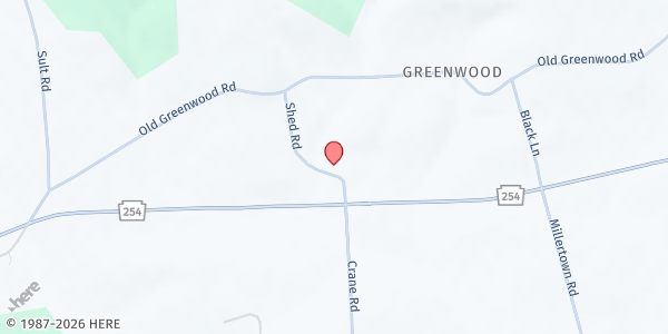 Map showing State Food Purchase Program - Columbia County - Greenwood at 90 Shed Rd, Millville, PA