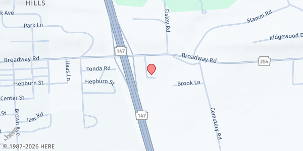 Map showing Fleck & Friends at 1190 Broadway Rd, Milton, PA