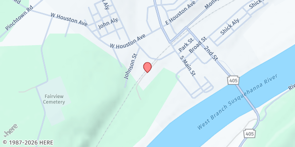 Map showing Footprints of Montgomery at 171 Bower St Ext, Montgomery, PA
