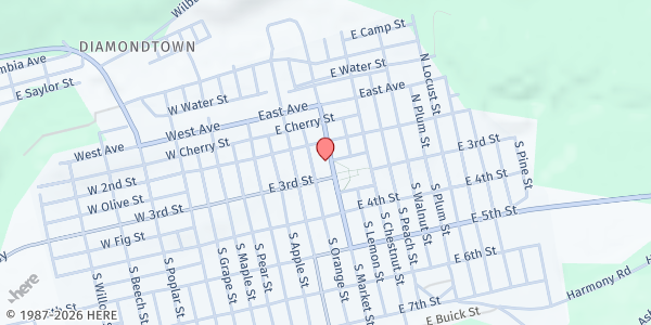 Map showing Mount Carmel Area Ministerium at 26 N Market St, Mount Carmel, PA