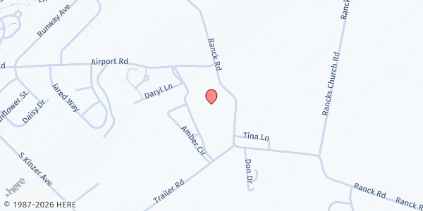 Map showing Petra Church Food Bank at 548 Ranck Rd., New Holland, PA