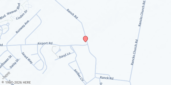Map showing Petra Food Bank at 548 Ranck Rd, New Holland, PA