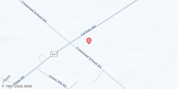 Map showing Big Spring Area Food Bank at 101 CROSSROAD SCHOOL ROAD, Newville, PA