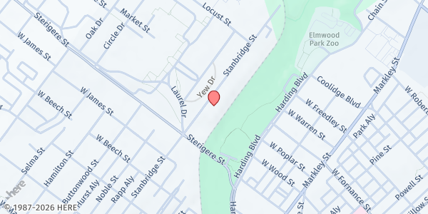 Map showing HopeWorx - Norristown at 1210 Stanbridge Street, Norristown, PA
