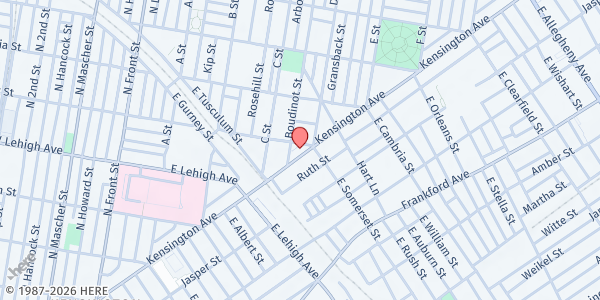 Map showing Operation Save Our City - Kensington Avenue at 2774 Kensington Avenue, North Philadelphia, PA