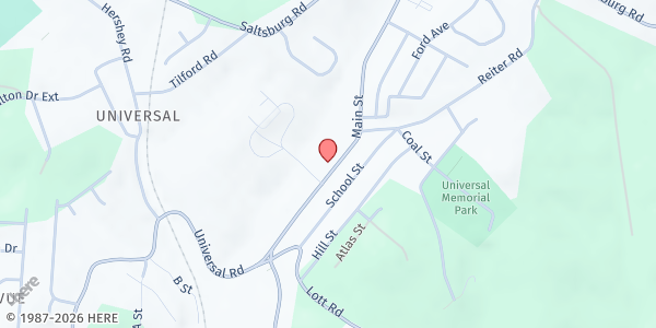 Map showing Penn Hills Service Association at 2519 Main St., Penn Hills, PA