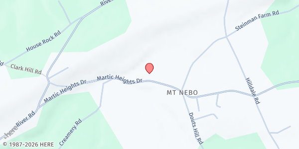 Map showing The Loft Community Partnership Mt. Nebo Pop Up Pantry at 673 Martic Heights Dr, Pequea, PA