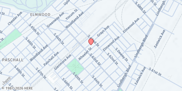 Map showing Catholic Southwest Family Services Center - Philadelphia at 6214 Grays Avenue, Philadelphia, PA