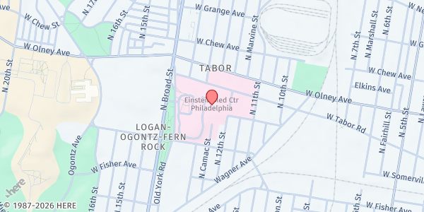 Map showing Fresh For All Weekly Market - North 11 St at North 11 St (between Tabor Rd & Clarkson Ave), Philadelphia, PA