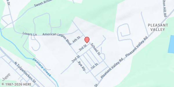 Map showing Pine Grove Military Share Distribution at 23 Oak Grove Road, Pine Grove, PA