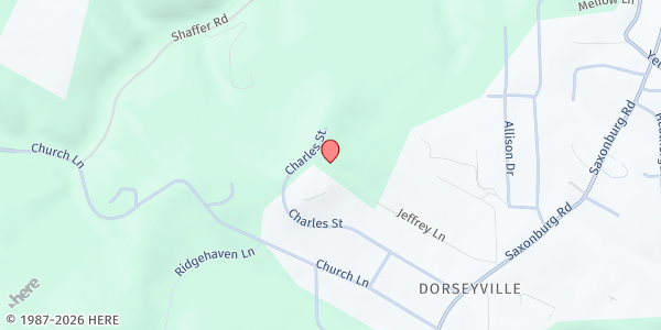 Map showing Council of Three Rivers American Indian Center at 120 Charles St., Pittsburgh, PA