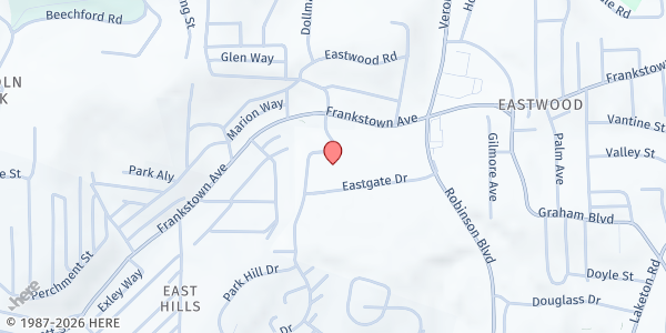 Map showing Petra International Ministries - Joseph's Harvest at 235 Eastgate Dr., Pittsburgh, PA